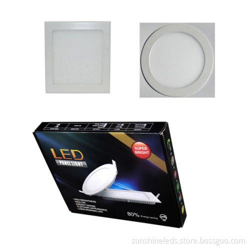 15W/9W/6W/18W LED Panel Light Surfacemounted